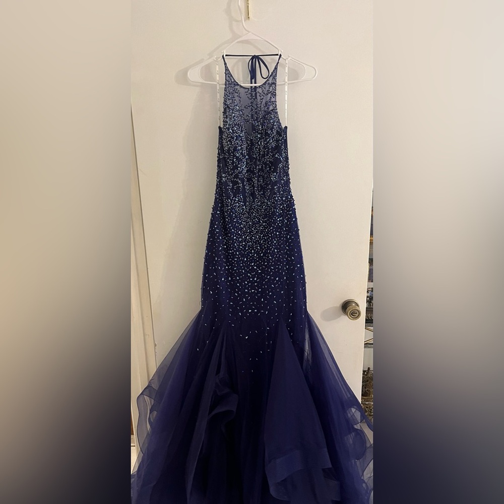 Navy Blue Camille Gown